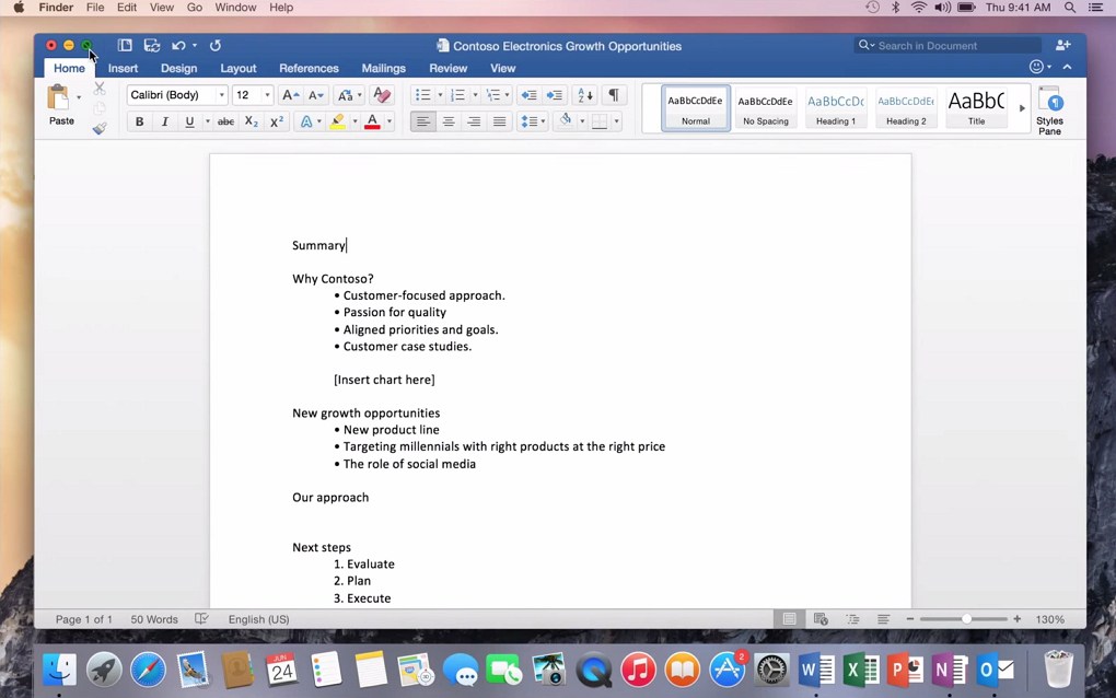 make attachments in word 2016 for mac